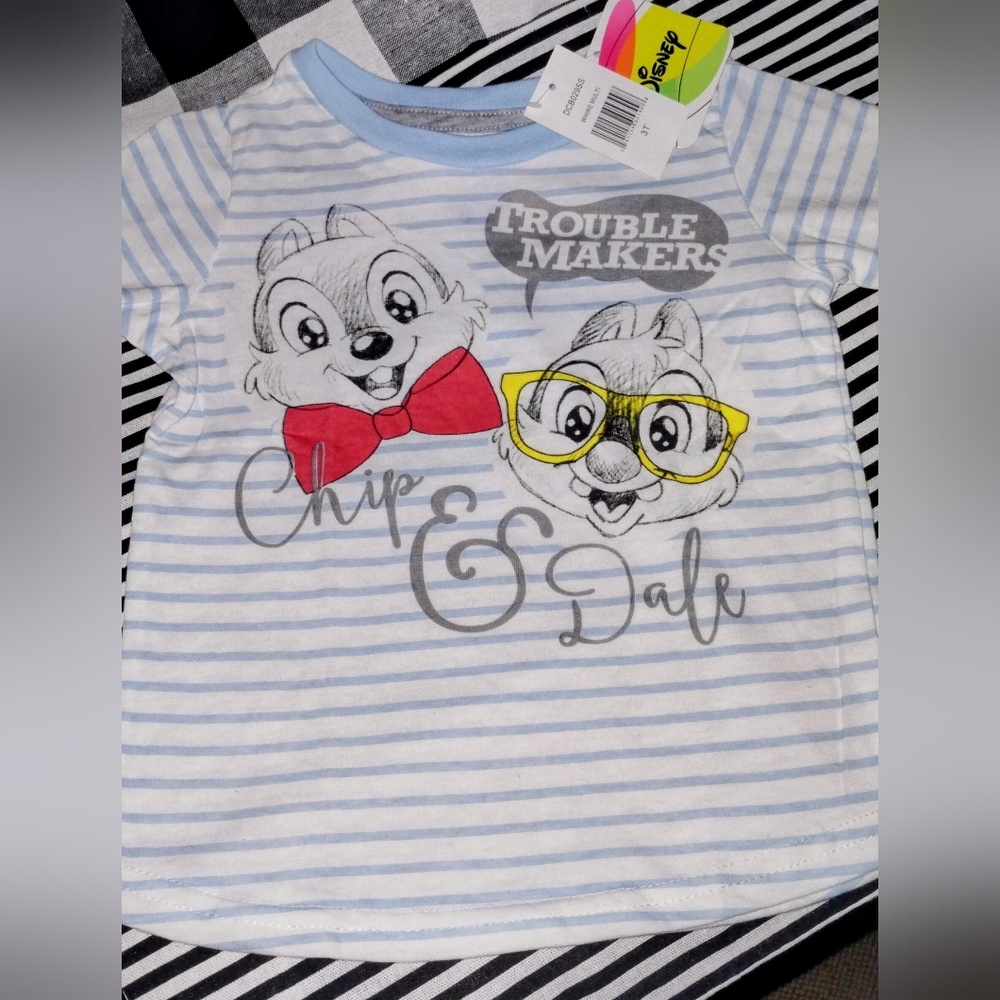 NWT Kids Disney Chip & Dale Shirt Size 3